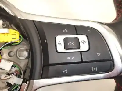 Second-hand car spare part steering wheel for volkswagen t-roc (a11, d11) 1.5 tsi oem iam references 2ga419091  