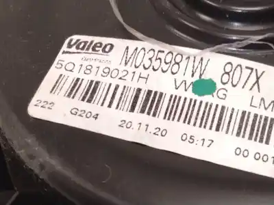 Автозапчасти б/у отопительный двигатель за volkswagen t-roc (a11, d11) 1.5 tsi ссылки oem iam 5q1819021  