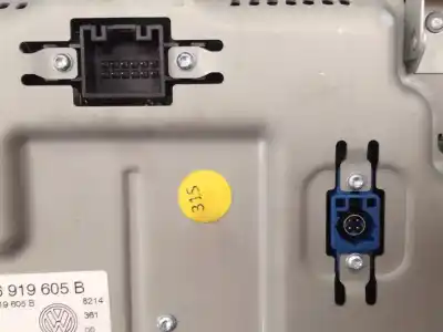 Peça sobressalente para automóvel em segunda mão display gps / multimídia por volkswagen t-roc (a11, d11) 1.5 tsi referências oem iam 5g6919605  