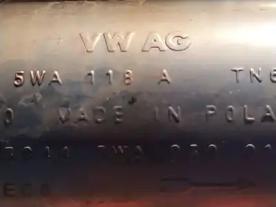 Peça sobressalente para automóvel em segunda mão escapamento completo por volkswagen t-roc (a11, d11) 1.5 tsi referências oem iam 5q0120bc  