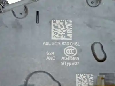 Автозапчасти б/у замок задней правой двери за volkswagen t-cross (c11) 1.0 tsi ссылки oem iam a6l5ta839016  