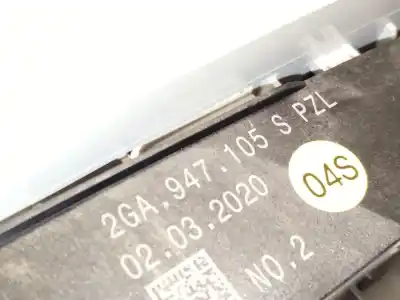 Автозапчастина б/у внутрішне світло для volkswagen t-cross (c11) 1.0 tsi посилання на oem iam 2ga947105  