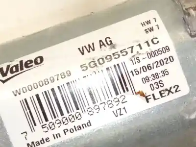 Автозапчастина б/у двигатель заднього склоочисника для volkswagen t-cross (c11) 1.0 tsi посилання на oem iam 5g0955711  