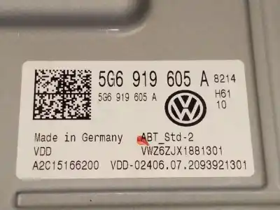 Автозапчасти б/у многофункциональный дисплей за volkswagen t-cross (c11) 1.0 tsi ссылки oem iam 5g6919605  
