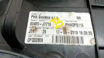 Автозапчасти б/у задний правый стеклорегулятор за kia proceed combi van (cd) 1.4 t-gdi ссылки oem iam 83480j7710  