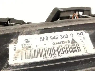 Peça sobressalente para automóvel em segunda mão farolim da mala traseiro direito por seat leon (5f1) 2.0 cupra referências oem iam 5f0945308  
