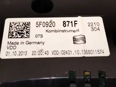 Peça sobressalente para automóvel em segunda mão quadrante por seat leon (5f1) 2.0 cupra referências oem iam 5f0920871  