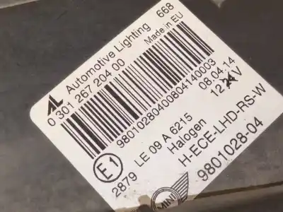 Автозапчастина б/у права фа для mini mini countryman (r60) one d посилання на oem iam 9801028  0301267204