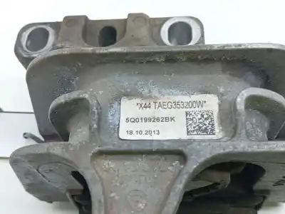 Second-hand car spare part right engine support for seat leon (5f1) 2.0 cupra oem iam references 5q0199262bk  