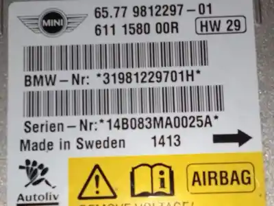 Автозапчасти б/у комплект подушки безопасности за mini mini countryman (r60) one d ссылки oem iam   