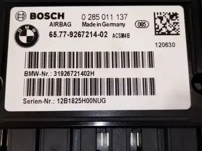 Автозапчастина б/у перевір блоку управління для bmw 3 (f30, f80) 318 d посилання на oem iam 9267214  0285011137