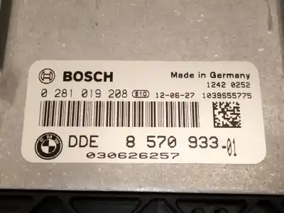 Автозапчасти б/у блок управления двигателем за bmw 3 (f30, f80) 318 d ссылки oem iam 8570933  