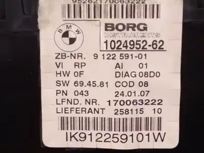 Second-hand car spare part dashboard for bmw 1 (e87) 118 d oem iam references 9122591  