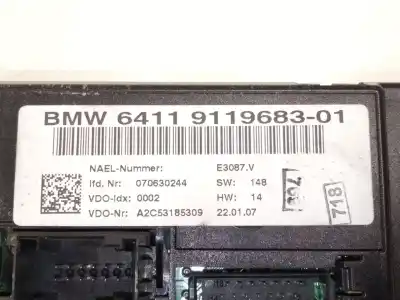 Peça sobressalente para automóvel em segunda mão comando de sofagem (chauffage / ar condicionado) por bmw 1 (e87) 118 d referências oem iam 9119683  