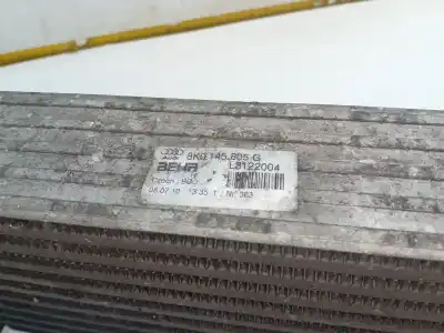 Second-hand car spare part intercooler for audi q5 (8rb) 2.0 tdi quattro oem iam references 8k0145805g  
