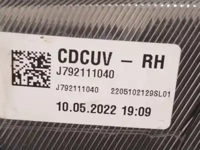 Автозапчасти б/у правая фара за kia xceed (cd) 1.0 t-gdi ссылки oem iam 92102j7300  