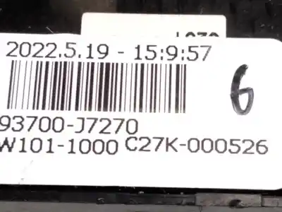 Автозапчасти б/у многофункциональное управление за kia xceed (cd) 1.0 t-gdi ссылки oem iam 93700j7270  