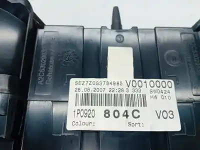 Автозапчастина б/у панель інструментів для seat leon (1p1) 1.9 tdi посилання на oem iam 1p0920804c  