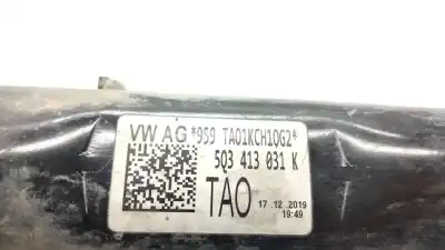 Автозапчастина б/у передній правий амортизатор для skoda karoq (nu7, nd7) 1.5 tsi посилання на oem iam 5q3413031k  