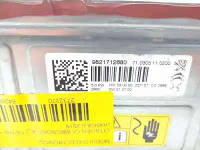 Peça sobressalente para automóvel em segunda mão módulo eletrônico por citroen c5 aircross (a_) 1.6 thp 150 (a45gxj) referências oem iam 9821712680  