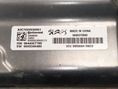 Автозапчастина б/у перевір блоку управління для citroen c5 aircross (a_) 1.6 thp 150 (a45gxj) посилання на oem iam 9849315880  