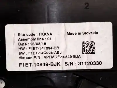 Peça sobressalente para automóvel em segunda mão quadrante por ford focus iii 1.0 ecoboost referências oem iam f1et10849bjk  