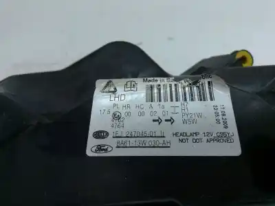 Second-hand car spare part left headlight for ford fiesta vi (cb1, ccn) 1.25 oem iam references 1ej24704501  