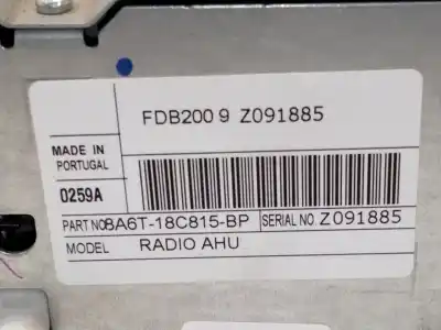 Peça sobressalente para automóvel em segunda mão módulo eletrónico antena por ford fiesta vi (cb1, ccn) 1.25 referências oem iam 8a6t18c815  