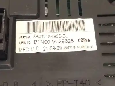 Автозапчастина б/у багатофункційний дисплей для ford fiesta vi (cb1, ccn) 1.25 посилання на oem iam 8a6t18b955  