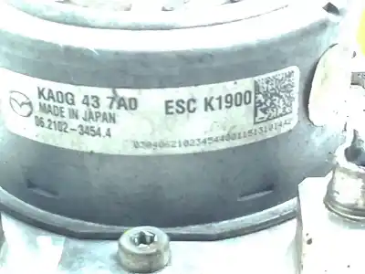 Peça sobressalente para automóvel em segunda mão abs por mazda cx-5 (kf) 2.2 d awd referências oem iam ka0g437a0  