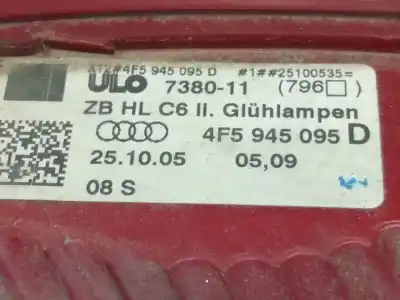 Автозапчасти б/у левый задний фонарь за audi a6 c6 (4f2) 2.0 tdi ссылки oem iam 4f5945095  