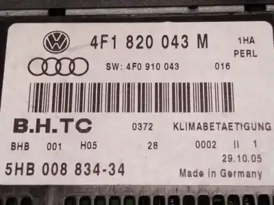 Автозапчасти б/у климат-контроль за audi a6 c6 (4f2) 2.0 tdi ссылки oem iam 4f1820043  