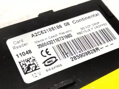 Peça sobressalente para automóvel em segunda mão comutador de ignição por renault grand scénic iii (jz0/1_) 1.5 dci referências oem iam 285909828r  