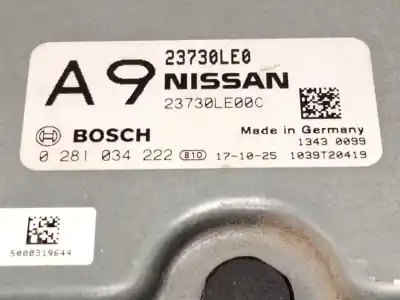 Second-hand car spare part ecu engine control for renault maxity fg 130.35/45 oem iam references 23730le00c  0281034222