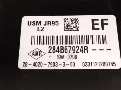 Peça sobressalente para automóvel em segunda mão caixa de fusíveis e relés por renault grand scénic iii (jz0/1_) 1.5 dci referências oem iam 284b67924r  