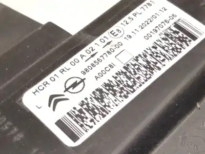 Автозапчастина б/у ліва фара для opel vivaro c furgón (k0) 1.5 посилання на oem iam 9808567780  