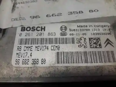 Second-hand car spare part ecu engine control for citroen c4 coupe vts oem iam references 0261201863 1039s30285 9666235880