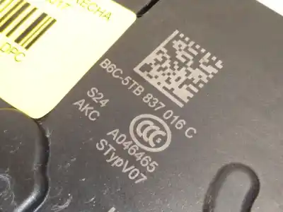 Pezzo di ricambio per auto di seconda mano serratura porta anteriore destra per skoda karoq (nu7, nd7) 1.5 tsi riferimenti oem iam 5tb837016c  