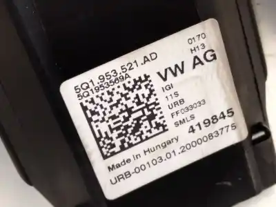 Second-hand car spare part indicator switch for skoda karoq (nu7, nd7) 1.5 tsi oem iam references 5q1953521  