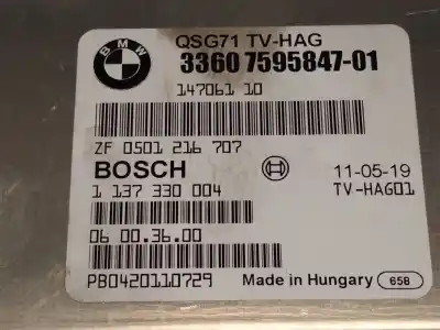 Second-hand car spare part electronic module for bmw x6 (e71, e72) xdrive 40 d oem iam references 7595847  
