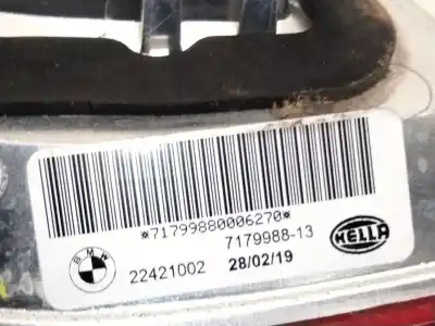Second-hand car spare part left tailgate door light for bmw x6 (e71, e72) xdrive 40 d oem iam references 7179988  