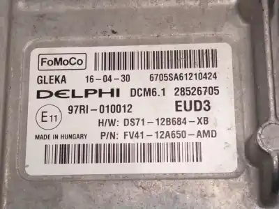Peça sobressalente para automóvel em segunda mão centralina de motor uce por ford kuga ii (dm2) 2.0 tdci referências oem iam da7112b684xb 28526705 fv4112a650amd