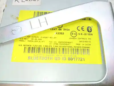 Pezzo di ricambio per auto di seconda mano modulo bluetooth per mazda cx-5 (kf) 2.2 d riferimenti oem iam kd4766dh0a  