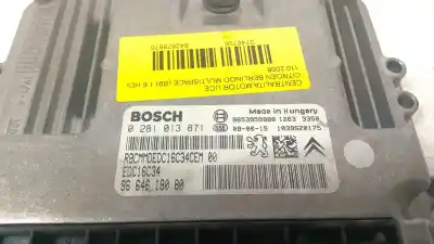 Peça sobressalente para automóvel em segunda mão centralina de motor uce por citroen berlingo multispace (b9) 1.6 hdi 110 referências oem iam 9664618080  0281013871