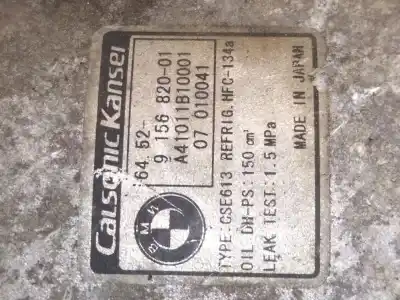 Second-hand car spare part air conditioning compressor for bmw 1 (e81) 120 i oem iam references 9156820  