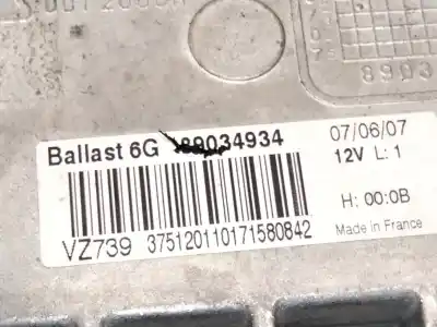 Pezzo di ricambio per auto di seconda mano centralina fari xenon per bmw 1 (e81) 120 i riferimenti oem iam 88034934  
