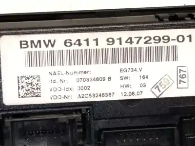 Second-hand car spare part climate control for bmw 1 (e81) 120 i oem iam references 9147299  