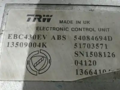 Pezzo di ricambio per auto di seconda mano abs per lancia ypsilon (101) 1.3 jtd cat riferimenti oem iam 54084694d 13509004k 51703571