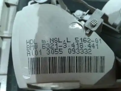 Second-hand car spare part interior rear right light for bmw x3 (e83) 2.0d oem iam references 63213418441  013055093332