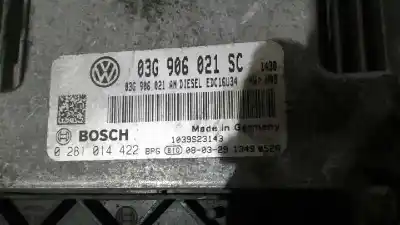Pezzo di ricambio per auto di seconda mano centralina motore per seat leon (1p1) stylance / style riferimenti oem iam 03g906021sc
